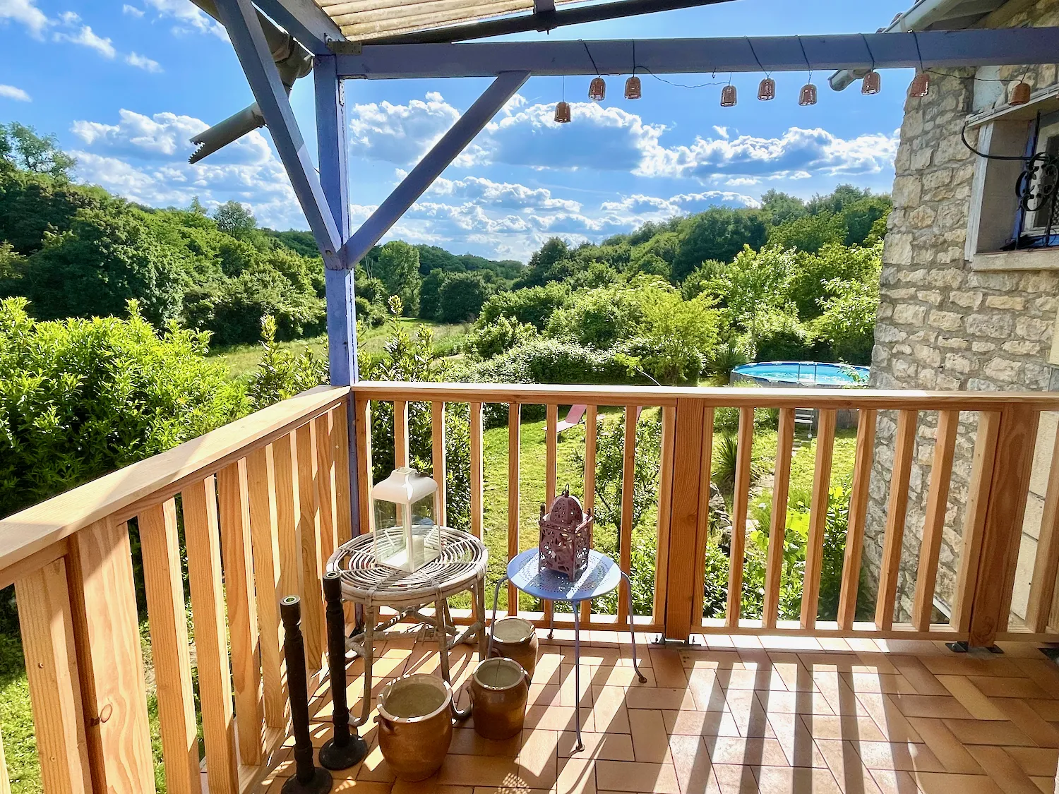 Vue depuis la terrasse