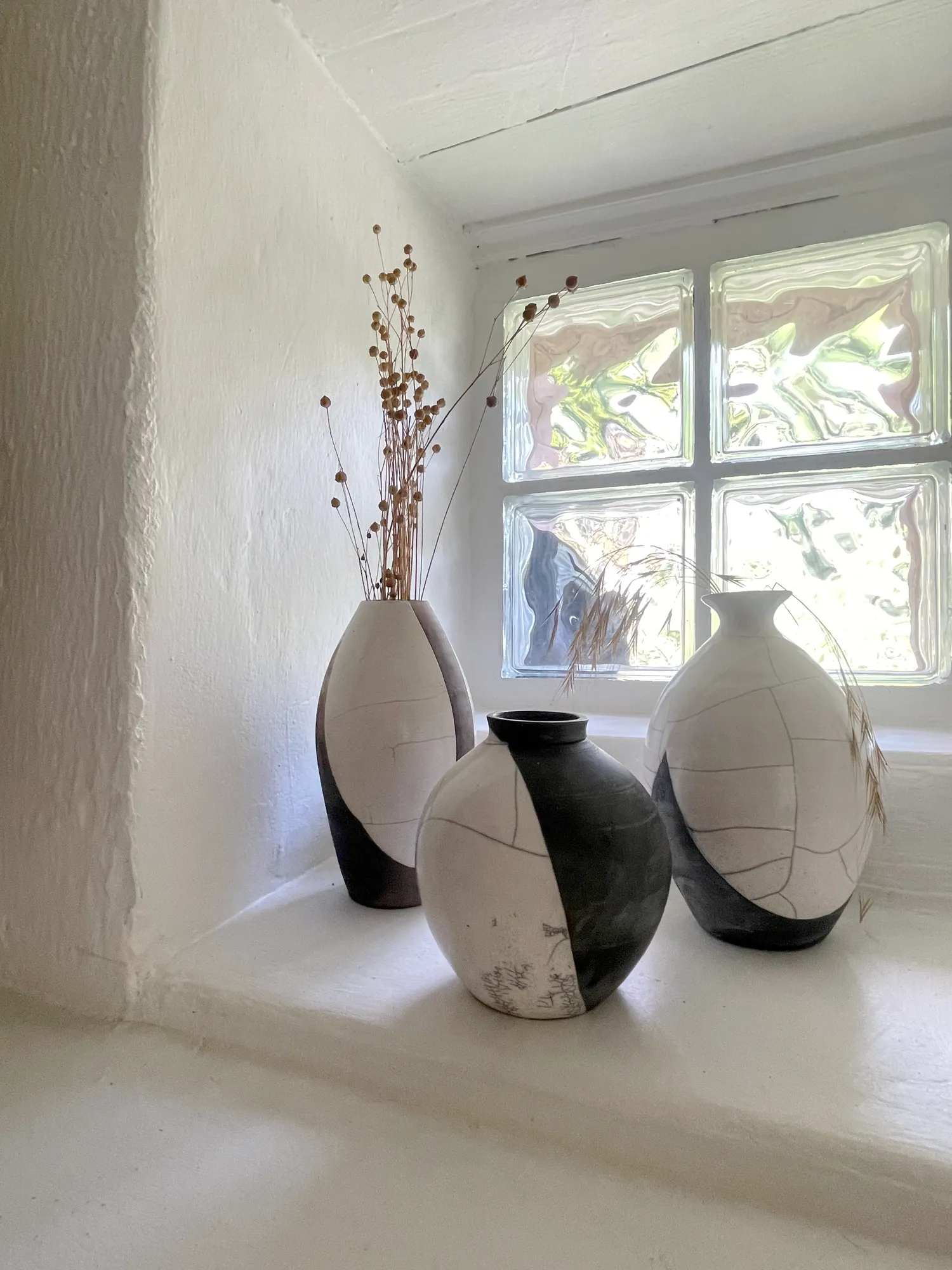 Vases en poterie